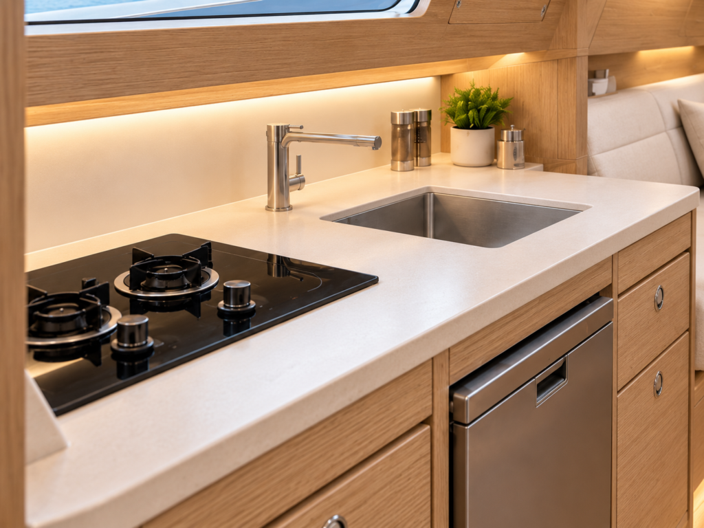 Progetto di interni yacht su misura